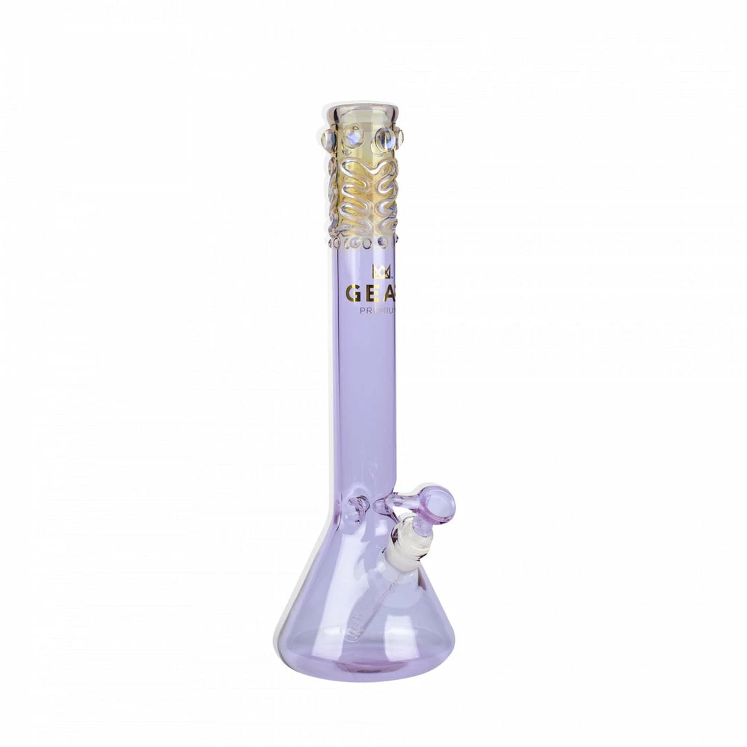 West Coast Gifts Gear Premium 14" Beaker Bong W/ Worked Top 3 West Coast Gifts Gear Premium 14" Beaker Bong W/ Worked Top
