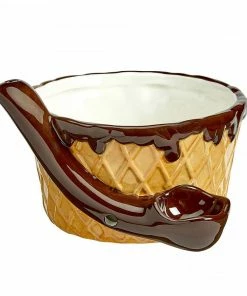 West Coast Gifts Ice Cream Ceramic Bowl Pipe