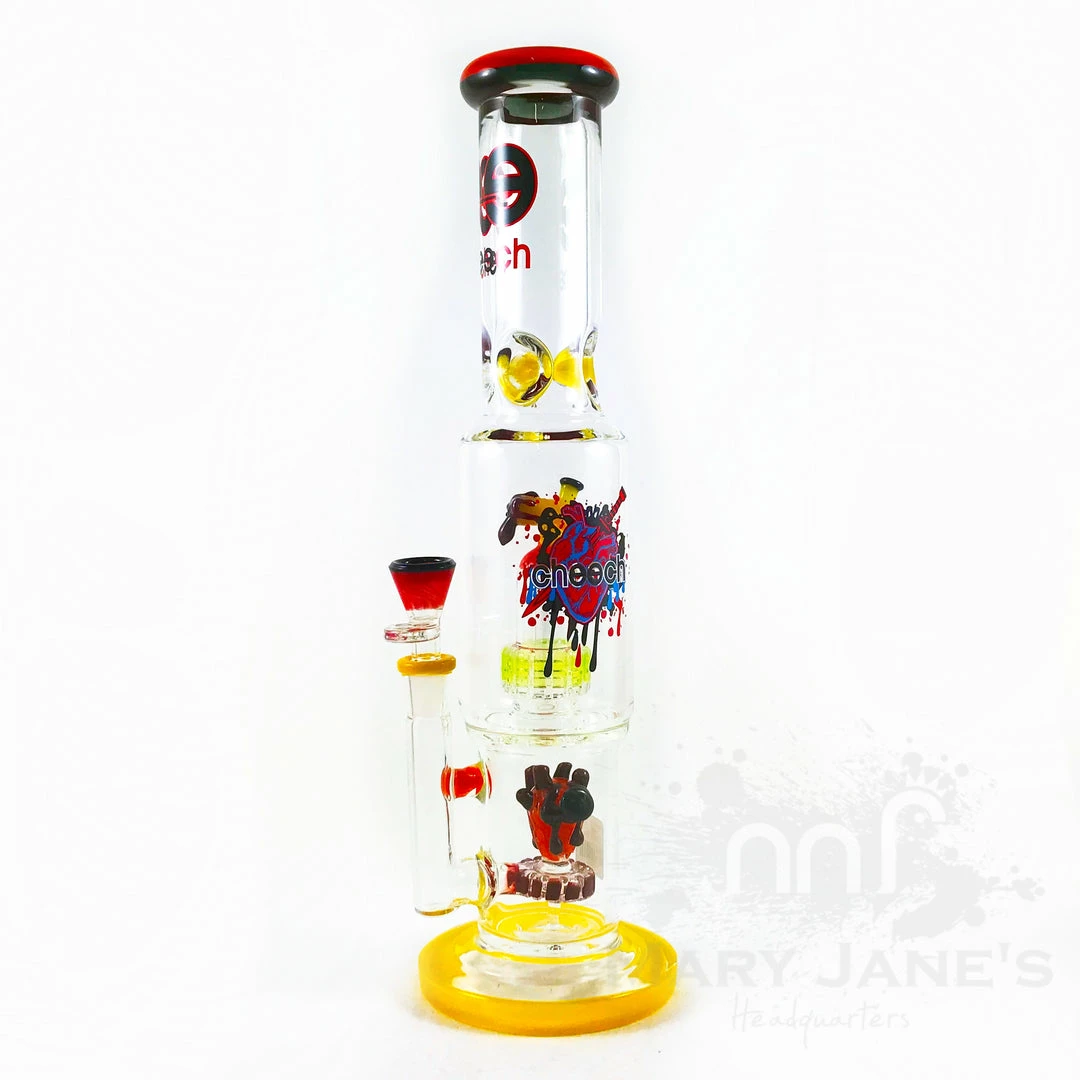 Cheech Glass Cheech 15" Showerhead Heart Water Pipe Bong 1 Cheech Glass Cheech 15" Showerhead Heart Water Pipe Bong