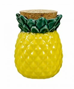 West Coast Gifts Ceramic Pineapple Jar Storage