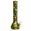 West Coast Gifts LIT Silicone 13.5" Beaker Bong W/ Glass Downstem & Pull Out New Arrivals