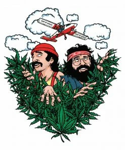 West Coast Gifts Cheech & Chong Artwork Beaker Bongs