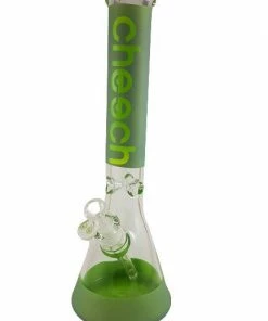 Cheech Glass Cheech Beaker Bong 16" Classic Logo 7 Cheech Glass Cheech Beaker Bong 16