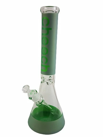 Cheech Glass Cheech Beaker Bong 16" Classic Logo 2 Cheech Glass Cheech Beaker Bong 16" Classic Logo