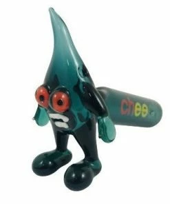 Cheech Glass Cheech 5" Long Teal Dab Man Pipe