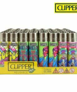 HBI Lighters And Hemp Wicks Clipper Lighters