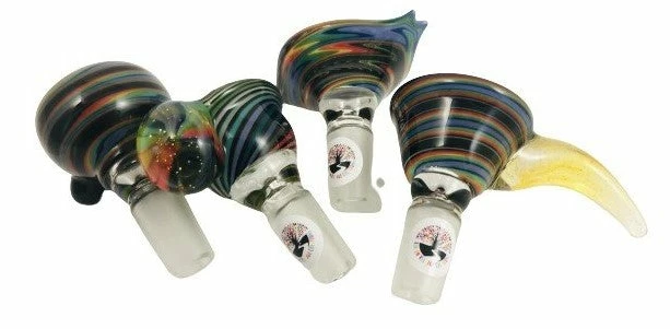 Local Art Hidden Village Creations Heady Wig Wag 14mm Bowls 1 Local Art Hidden Village Creations Heady Wig Wag 14mm Bowls