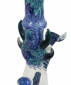 Local Art Mook Glass 10.5" Tall Spike Tower Dab Rig