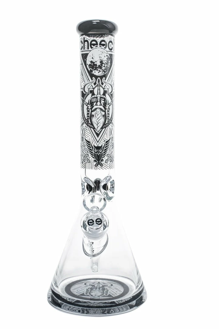 16" Tall Viking Beaker Bong With 12mm Base By Cheech Glass 1 16" Tall Viking Beaker Bong With 12mm Base By Cheech Glass