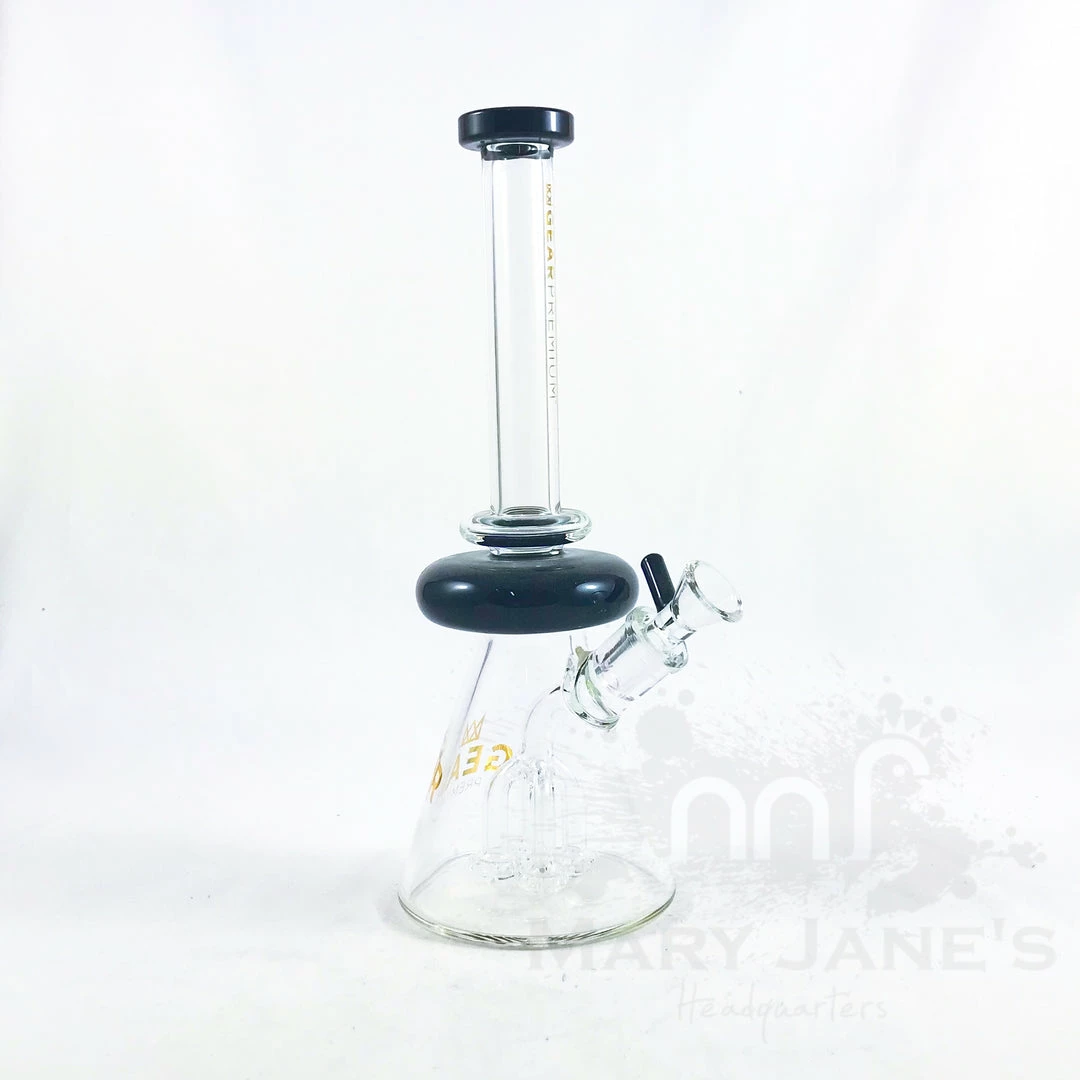 West Coast Gifts GEAR Premium 10.5" Tall Elevation Tube W/Mini Quad Showerhead Perc 4 West Coast Gifts GEAR Premium 10.5" Tall Elevation Tube W/Mini Quad Showerhead Perc