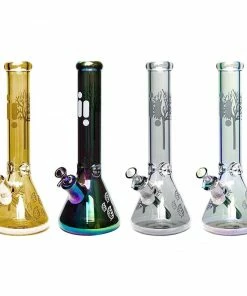 BOB Headquarters Infyniti 14" 7mm Chromatic Tree Beaker W/ Ice Pinch