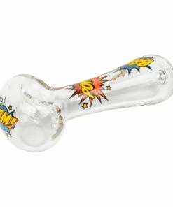 West Coast Gifts Red Eye Glass 4" Hero Hand Pipe