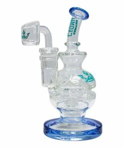 Maple Craft Inc. Crown Glass 6" Dab Rigs By Maple Glass New Arrivals