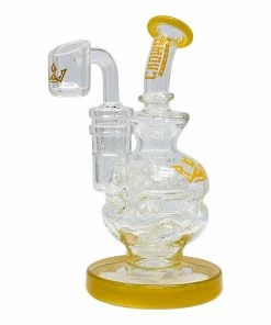 Maple Craft Inc. Crown Glass 6" Dab Rigs By Maple Glass New Arrivals 6 Maple Craft Inc. Crown Glass 6
