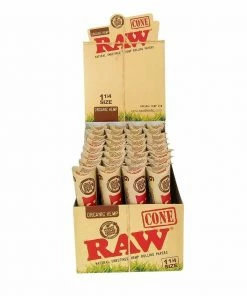 HBI Rolling Papers RAW Organic Pre Rolled Cones
