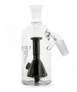 West Coast Gifts Red Eye Glass 14mm 45 Degree 'Bong In A Bottle' Ash Catcher