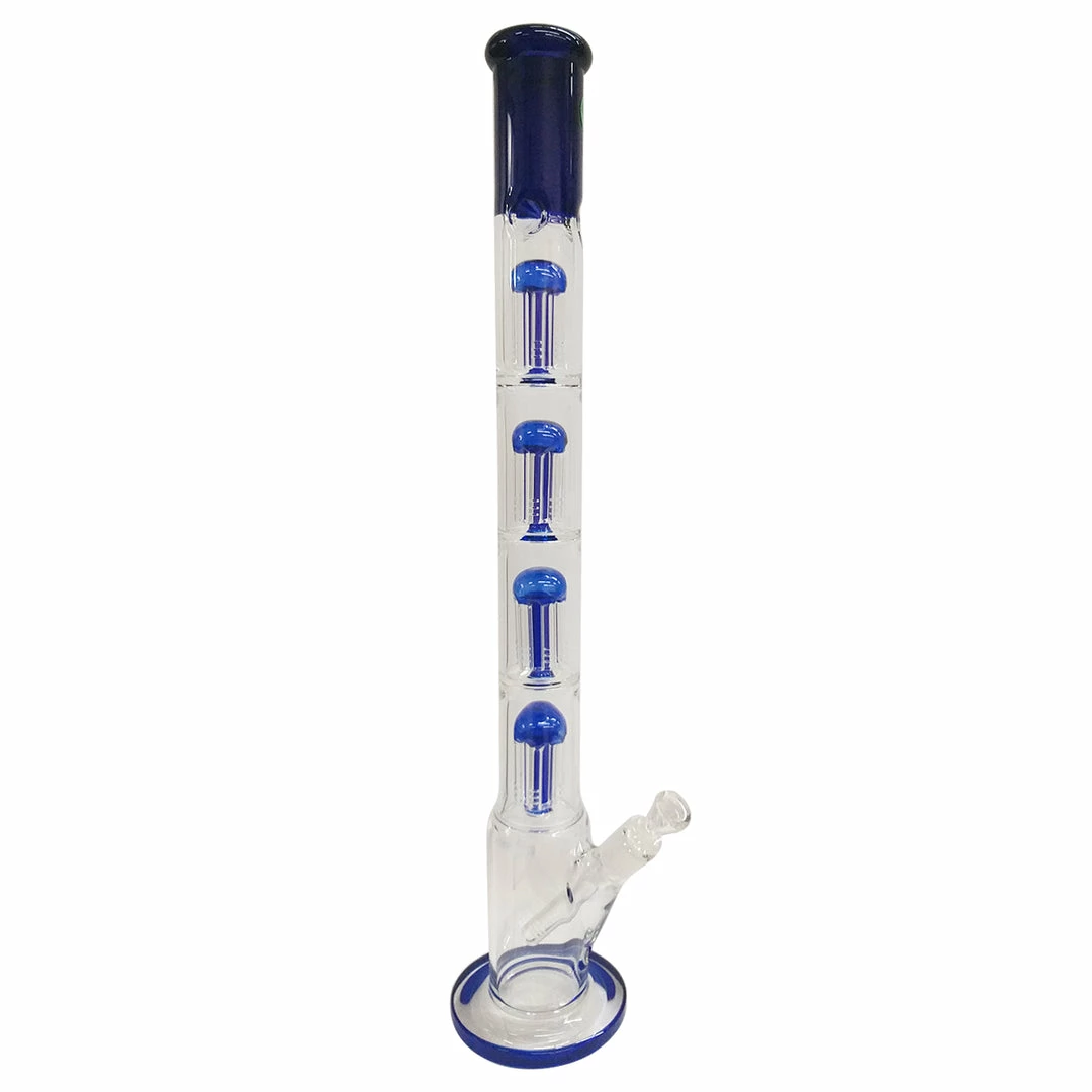 Moe Gifts 23.5" Tube Bong W/ Quadruple Tree Perc 1 Moe Gifts 23.5" Tube Bong W/ Quadruple Tree Perc