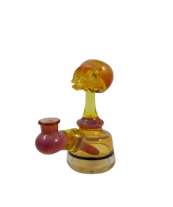 Puff 5" UV Skull Dab Rig By 3DOT