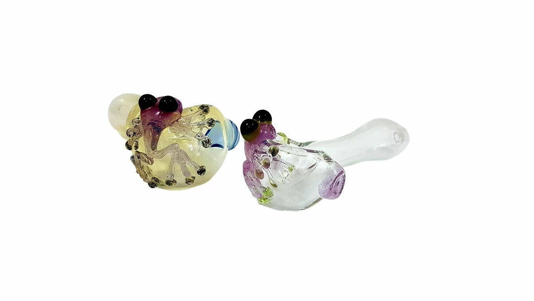 Local Art Lethal Glassworks Frog Pipes 2 Local Art Lethal Glassworks Frog Pipes