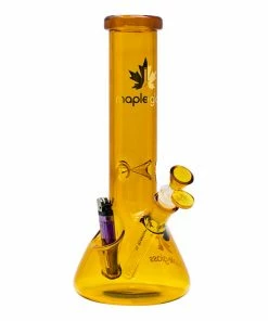 Maple Craft Inc. Fire Starter Beaker Bongs By Maple Glass