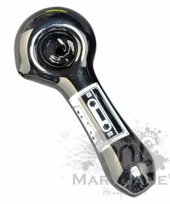 West Coast Gifts Red Eye Glass Monochrome Tattoo Glass Hand Pipes