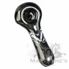 West Coast Gifts Red Eye Glass Monochrome Tattoo Glass Hand Pipes