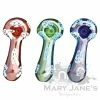 West Coast Gifts Red Eye Glass Mushrooms Glass Hand Pipe