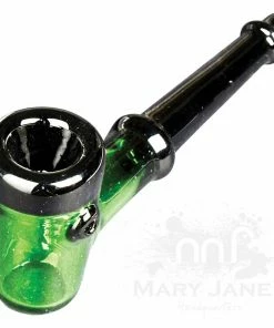 West Coast Gifts Red Eye Glass Lumberman Hand Pipe W/ Black Accents