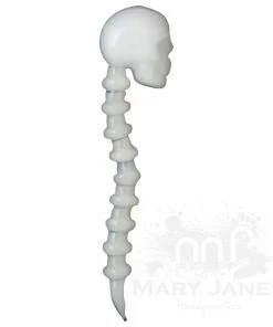 West Coast Gifts Red Eye Glass Skeleton Glass Dabber 8 West Coast Gifts Red Eye Glass Skeleton Glass Dabber