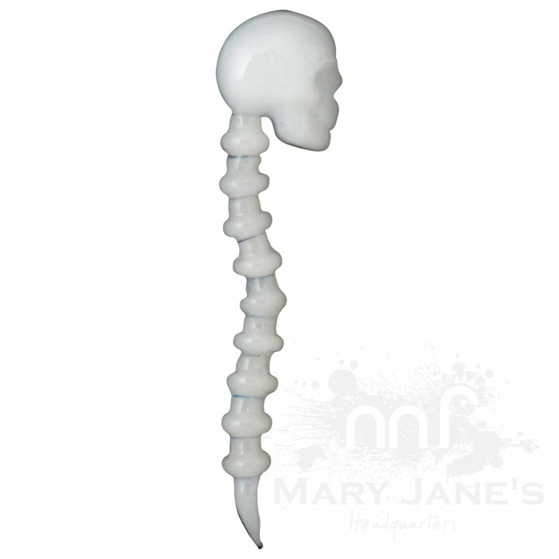 West Coast Gifts Red Eye Glass Skeleton Glass Dabber 3 West Coast Gifts Red Eye Glass Skeleton Glass Dabber