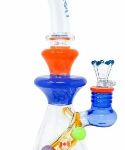 Cheech Glass 9.5" Tall Marble Slide Dab Rig