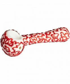 West Coast Gifts Red Eye Glass 4" Slither Hand Pipe