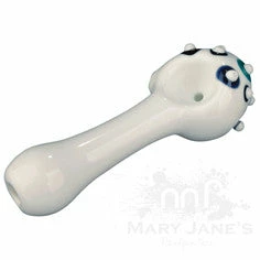 West Coast Gifts Red Eye Glass Baroque Hand Pipe