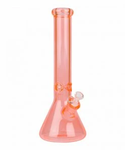 West Coast Gifts No Logo 12" Tall Day Glow Beaker Bong W/Ice Pinch