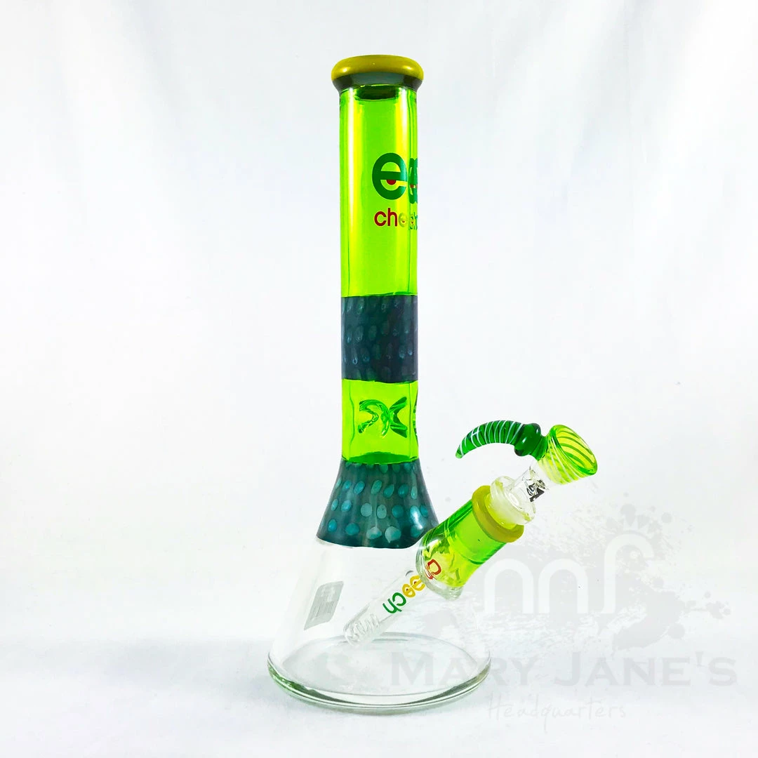 Cheech Glass 11" 9mm Multi Color Beaker Bong 2 Cheech Glass 11" 9mm Multi Color Beaker Bong
