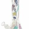 BOB Headquarters 14" Jellyfish Mermaid Design Beaker Bong By Infyniti Glass