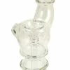 Local Art Lethal Glassworks Large Clear Bubbler