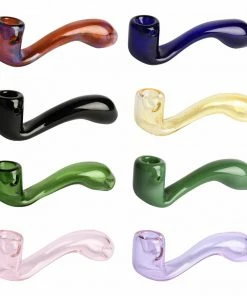 West Coast Gifts Red Eye Glass 5.5" Sherlock Hand Pipe