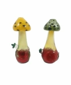 ACM Glass OG Glass 4.5" Long Mushroom Hand Pipe Glass Pipes