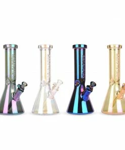 West Coast Gifts Red Eye Tek 12" 7mm Metallic Terminator Finish Beaker