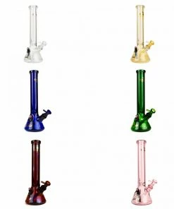 West Coast Gifts Gear Premium 15" Tall 7mm Thick Sidekick Beaker Bong W/ Lighter Holster