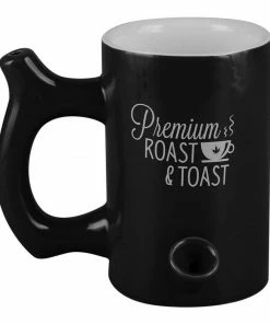 BOB Headquarters Premium Roast & Toast Mug With Pipe (Ceramic) Pipes