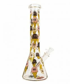 West Coast Gifts Red Eye Glass 15" Tall Ice Cream Dream Beaker Bong