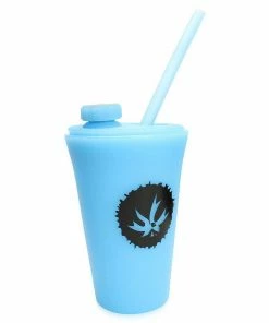 BOB Headquarters Piece Maker - Kommuter Water Pipe With Silipint - Silicone Drink Cup Topper W/ Cup Pipes