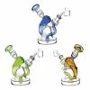 BOB Headquarters Pulsar Glass 6.5" Tall Mini Vortex Recycler Dab Rig