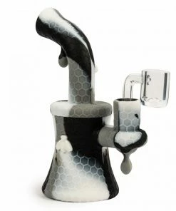 West Coast Gifts Stratus Silicone 6" Bee Dab Rig W/Quartz Banger Rigs 6 West Coast Gifts Stratus Silicone 6