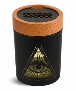 West Coast Gifts Illuminati Glass Stash Jar Storage