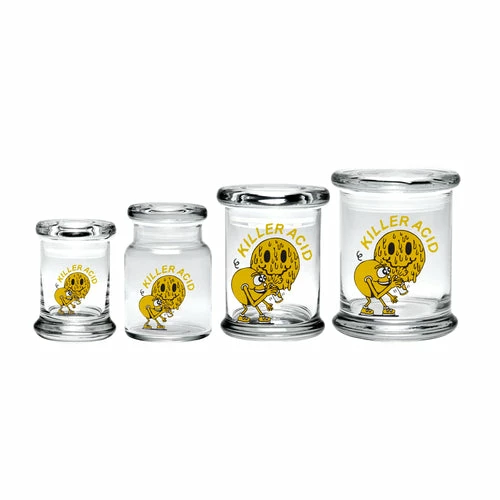 BOB Headquarters 420 Science Pop Top Killer Acid Jars 3 BOB Headquarters 420 Science Pop Top Killer Acid Jars