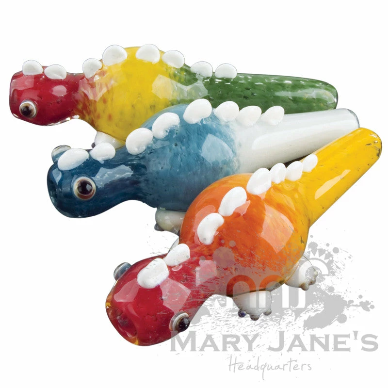 West Coast Gifts Red Eye Glass Dinosaur Jr. Glass Glass Hand Pipe 1 West Coast Gifts Red Eye Glass Dinosaur Jr. Glass Glass Hand Pipe