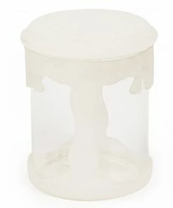 West Coast Gifts Storage LIT 2.75" Tall Silicone Jar With Honeycomb Pattern